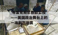  布雷克斯尼脱欧公投——英国政治舞台上的一场剧烈地震